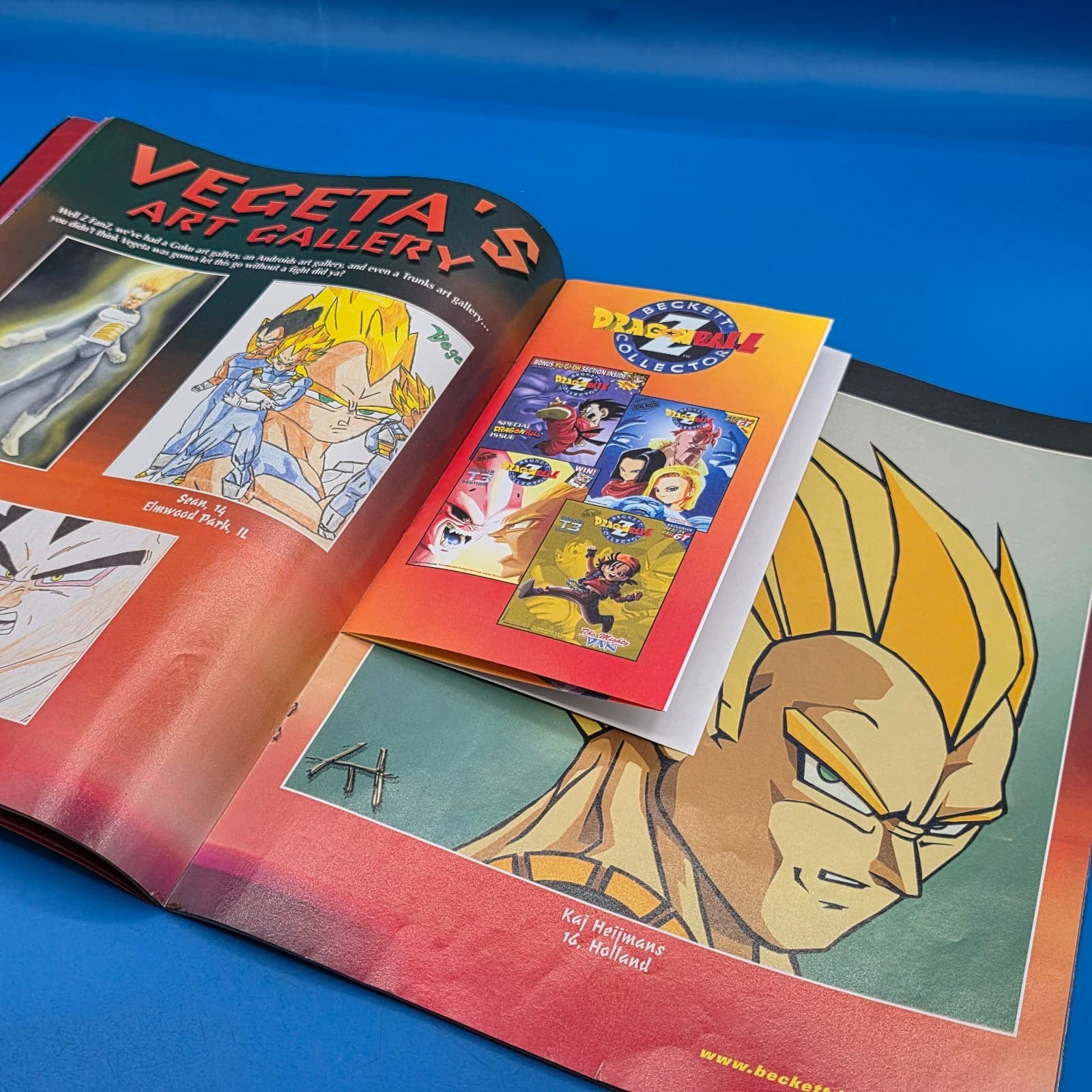 Dragon Ball Z Beckett Collector Magazine : Vegeta AUG 2003 Vol 4, Number 8, DBZ - Thumbnail 4
