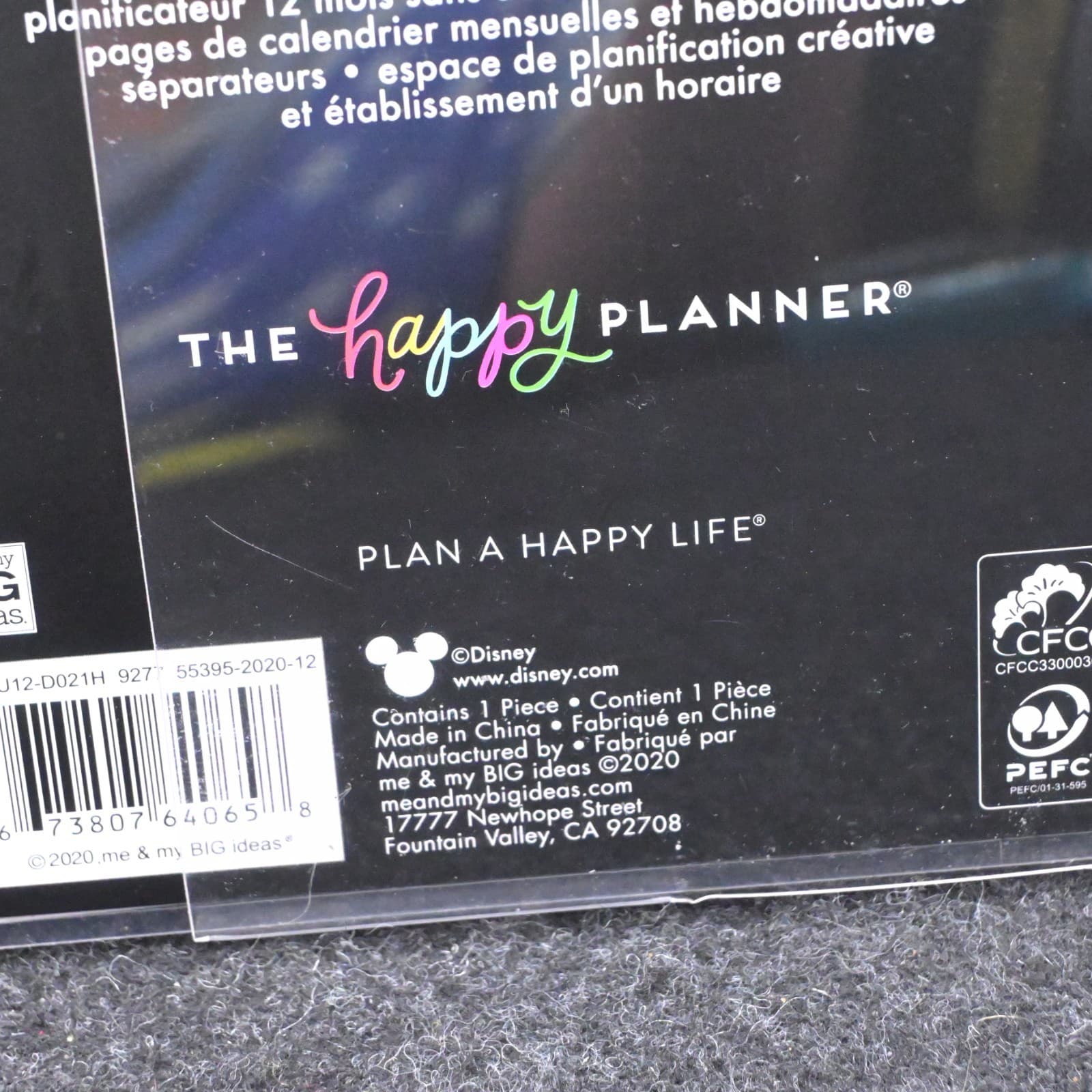 UNDATED Happy Planner MICKEY MOUSE WONDERFUL Classic Vertical 12 Mo. DREAMS NEW! - Thumbnail 9
