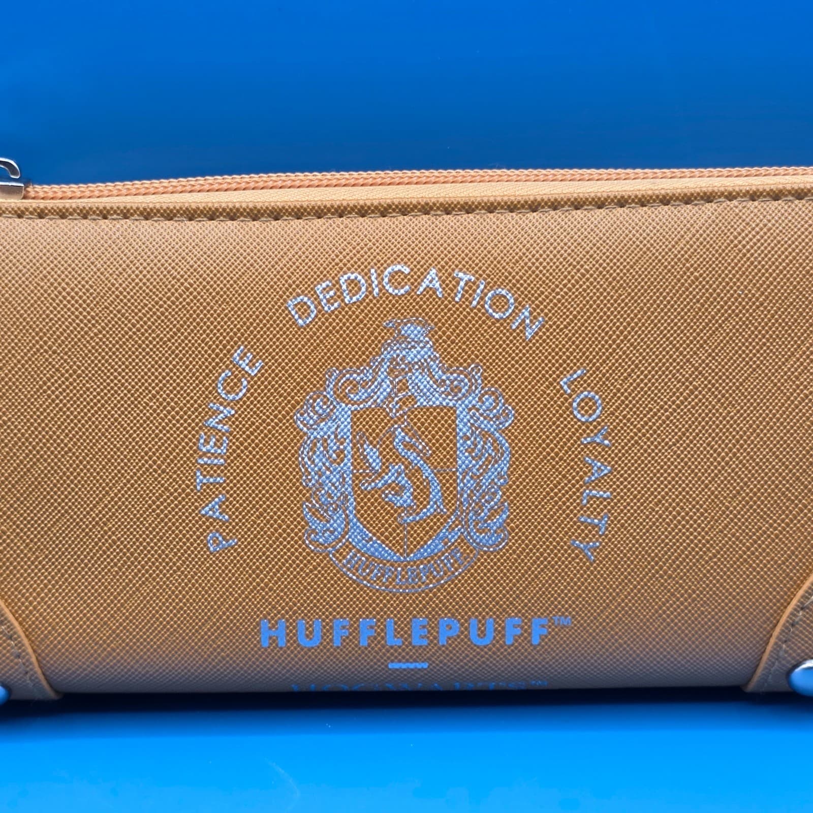 Harry Potter Wallet Designer Hufflepuff House Zipper Clutch Faux Leather - Thumbnail 2