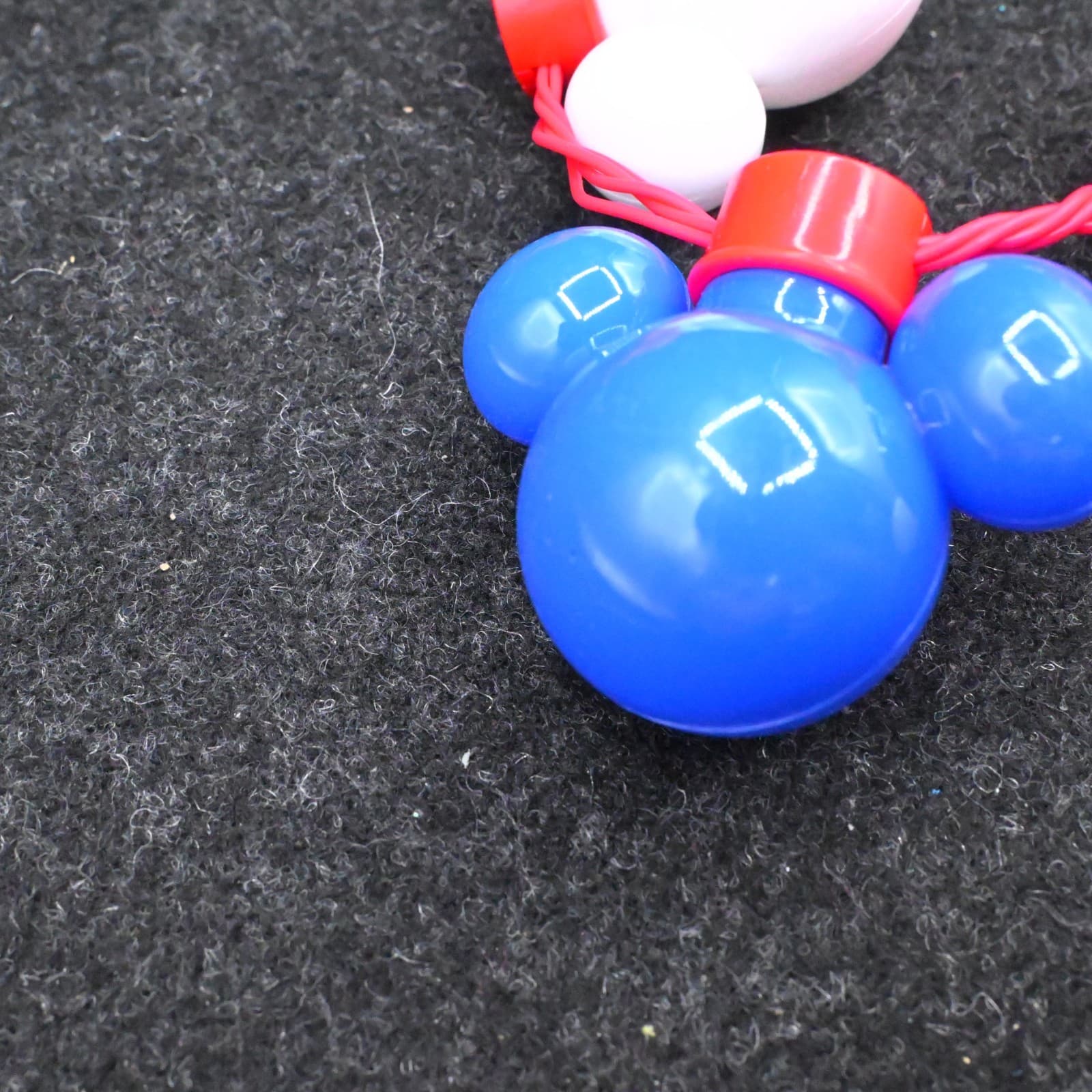 Disney Parks Mickey Mouse Colored Christmas Light up Glow Necklace String Lights - Thumbnail 3