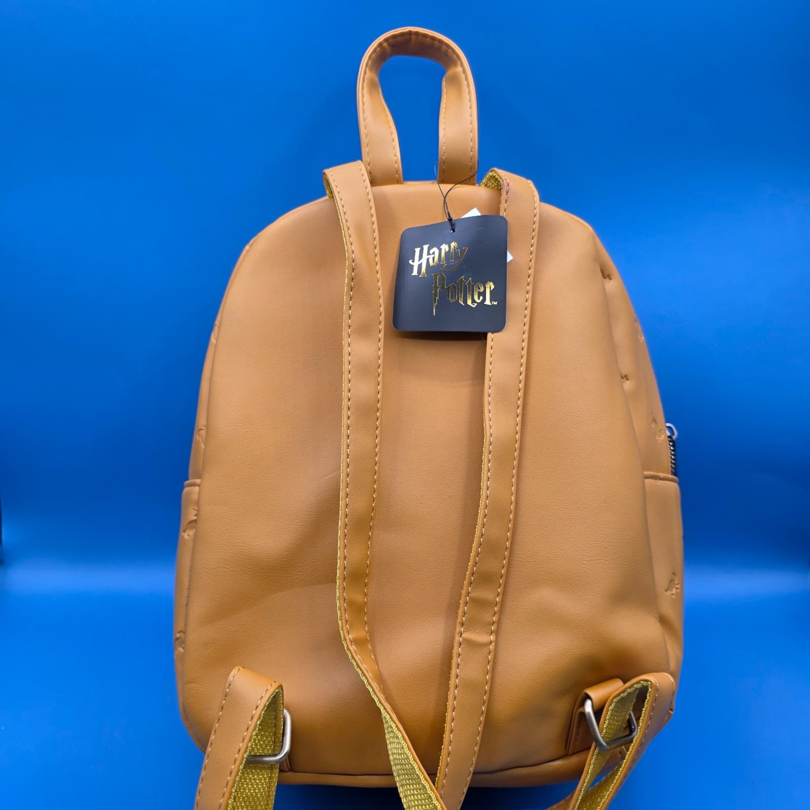 NWT Bioworld Harry Potter Yellow Hufflepuff Mini Backpack - Thumbnail 6