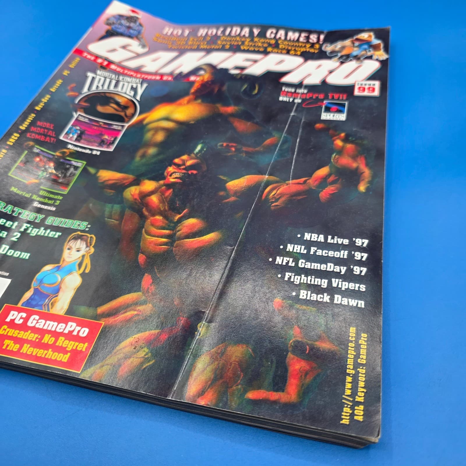 GamePro Magazine #99 Dec 1996 Mortal Kombat Trilogy Street Fighter Alpha 2 SOTE - Thumbnail 4