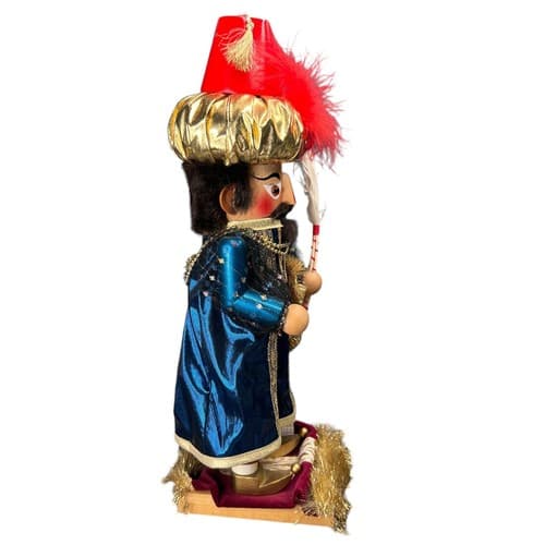 STEINBACH S1693 KALIF 18" NUTCRACKER ALI BABA Handcrafted In Germany - Thumbnail 8