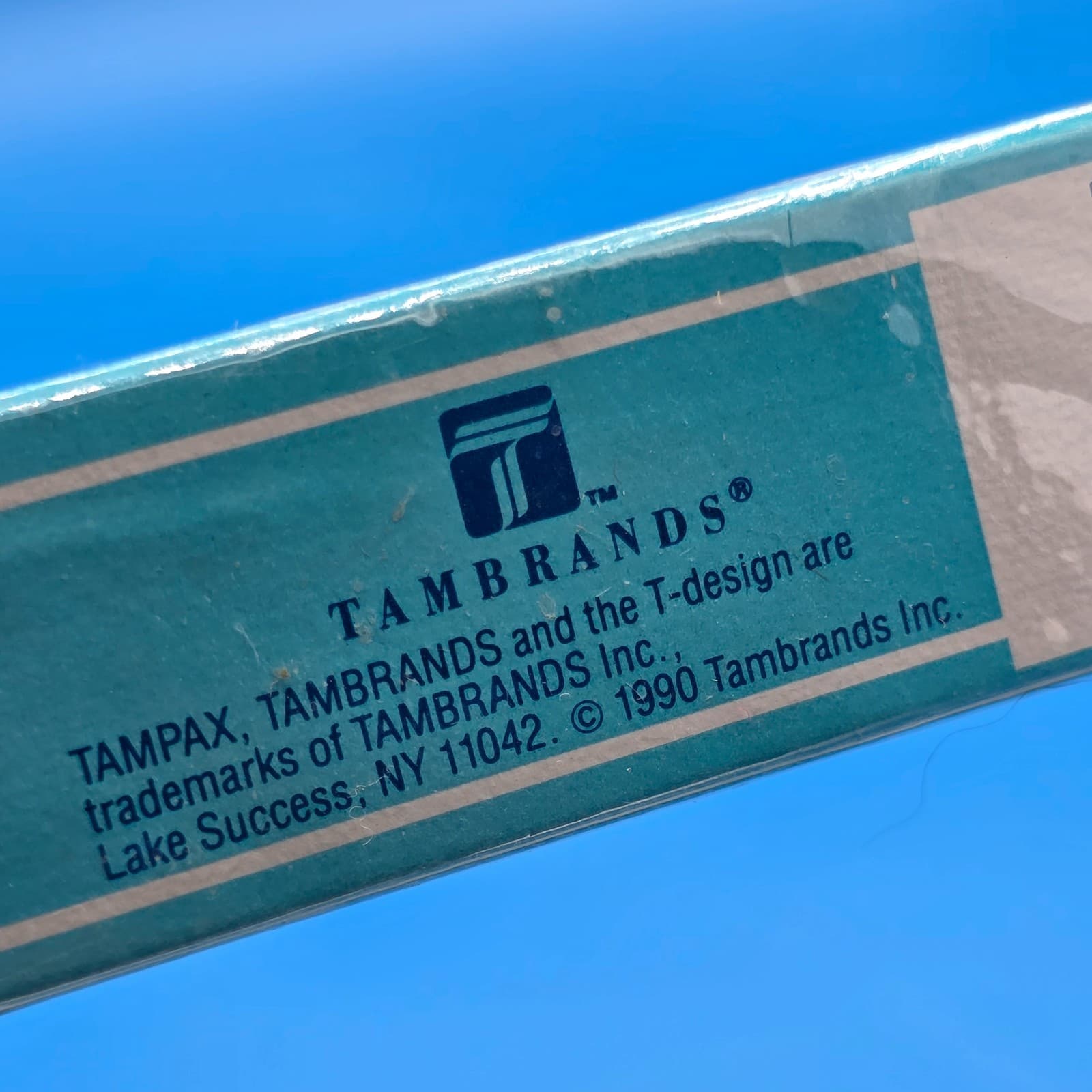 Vintage 1990 Tampax Tampons REGULAR Slender NEW 10 PACK - Thumbnail 7