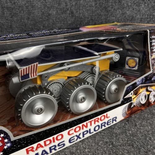 Vintage 1997 RC Space Rover 6 Wheels Moon Mars Explorer Children Scientific Toys - Thumbnail 4