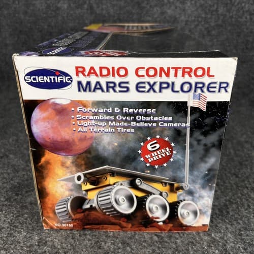 Vintage 1997 RC Space Rover 6 Wheels Moon Mars Explorer Children Scientific Toys - Thumbnail 7