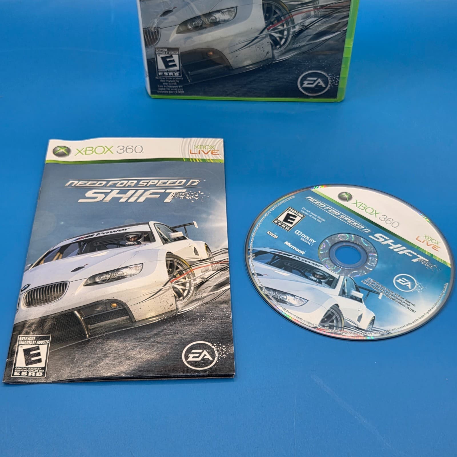 Need for Speed: Shift (Microsoft Xbox 360, 2009) Complete In Box With Manual - Thumbnail 2