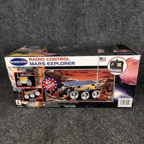 Vintage 1997 RC Space Rover 6 Wheels Moon Mars Explorer Children Scientific Toys - Thumbnail 6