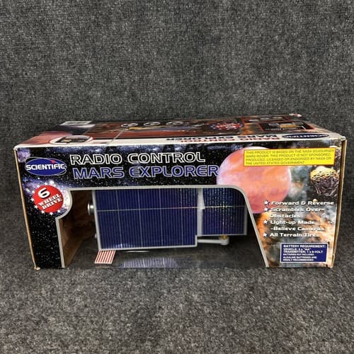 Vintage 1997 RC Space Rover 6 Wheels Moon Mars Explorer Children Scientific Toys - Thumbnail 5