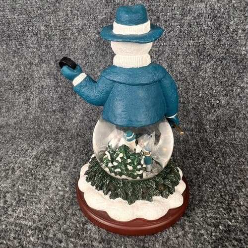 2002 Memory Company NHL San Jose Sharks 2nd Limited Series Snowman Snow Globe - Thumbnail 6