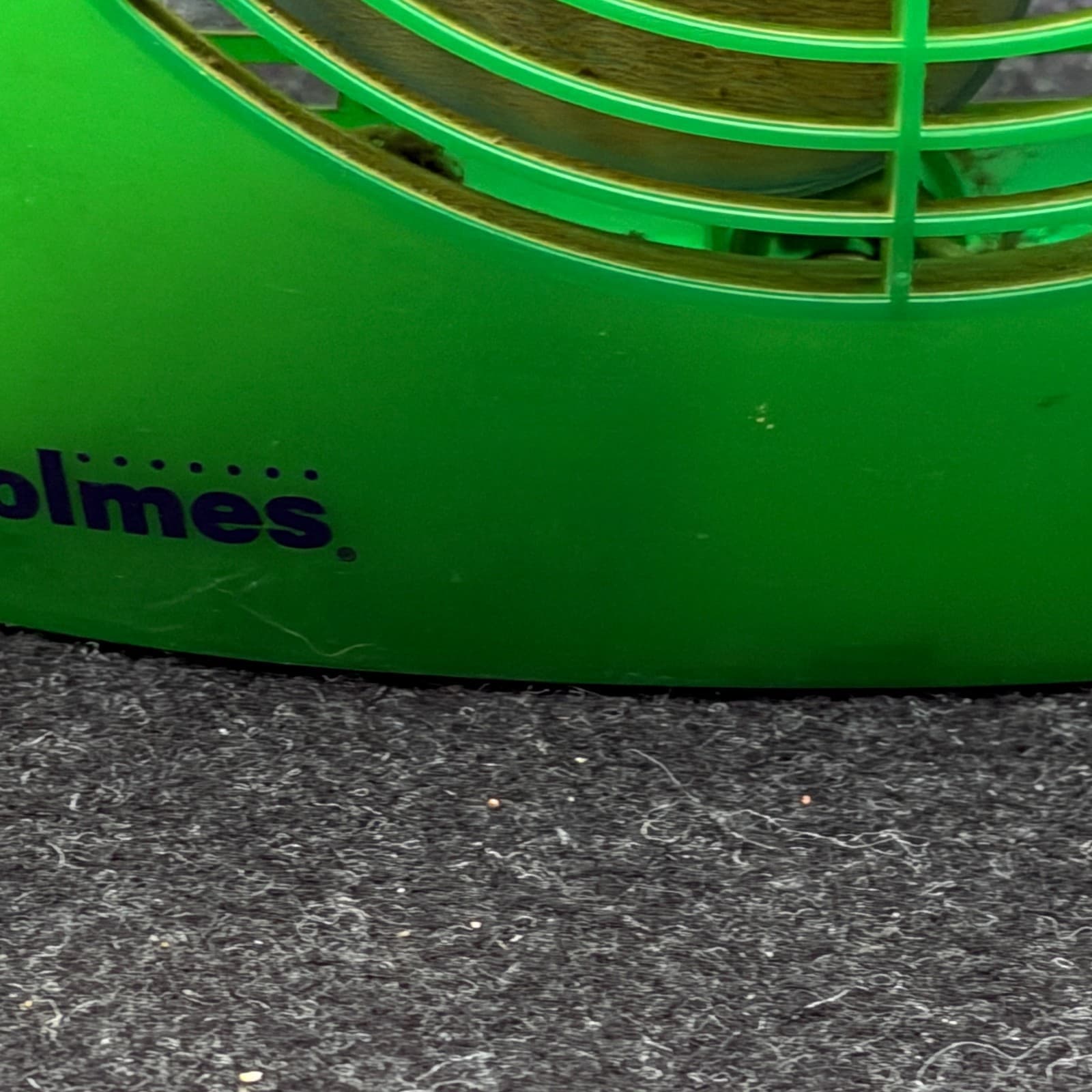 90s Holmes Tropicool Desktop Electric Fan Green Vintage Tested Works - Thumbnail 3