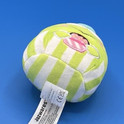 Squishmallows 5" Clip-On Hello Kitty Keroppi Holding Cupcake Plush - Thumbnail 5