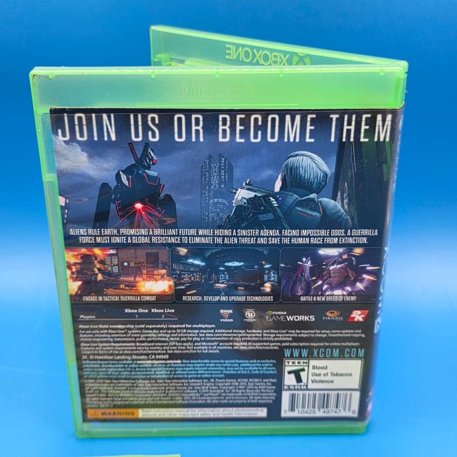 XCOM 2 (Microsoft Xbox One, 2016) w/ Manual Complete | CIB | Tested - Thumbnail 4