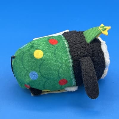 DISNEY Tsum Tsum Mini Goofy Plush 3.5" Christmas Tree Hat Collection 2014 - Thumbnail 4