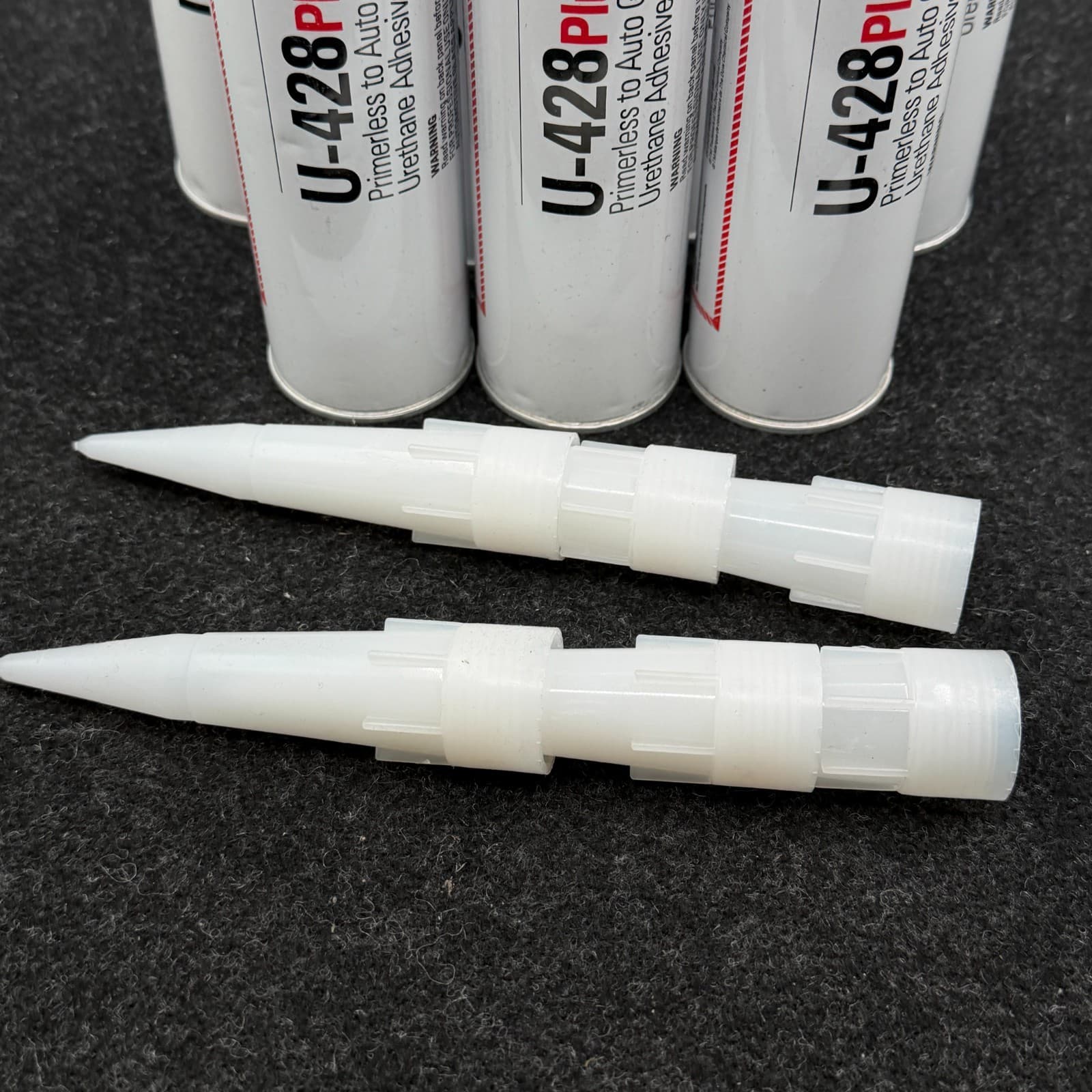7 X DOW U-428+ Auto Glass Windshield Urethane Primerless Adhesive Glue Sealant - Thumbnail 2