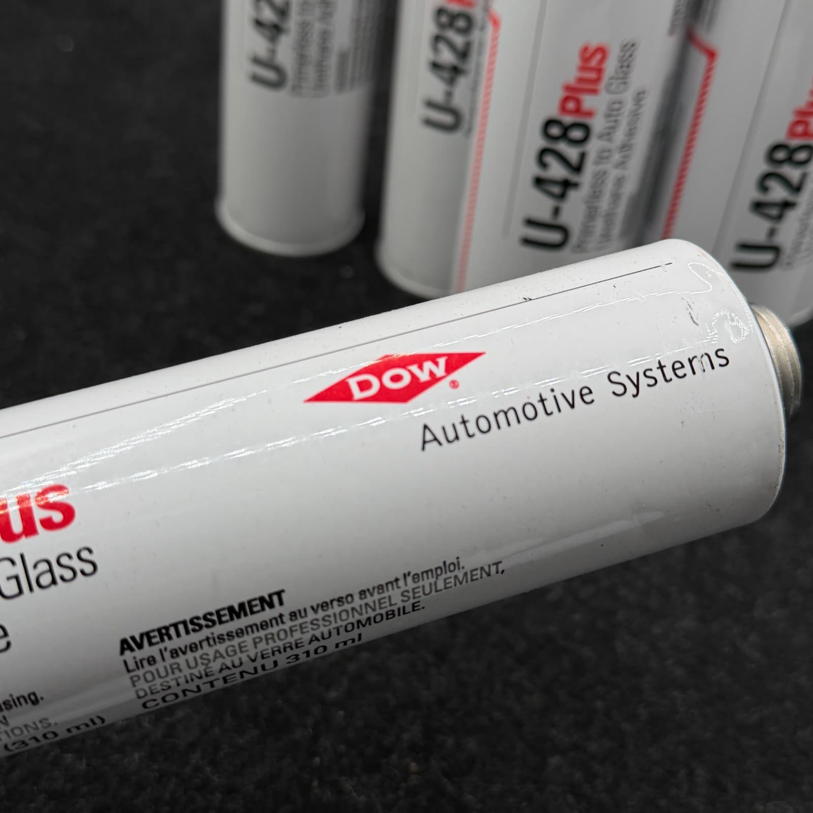7 X DOW U-428+ Auto Glass Windshield Urethane Primerless Adhesive Glue Sealant - Thumbnail 7