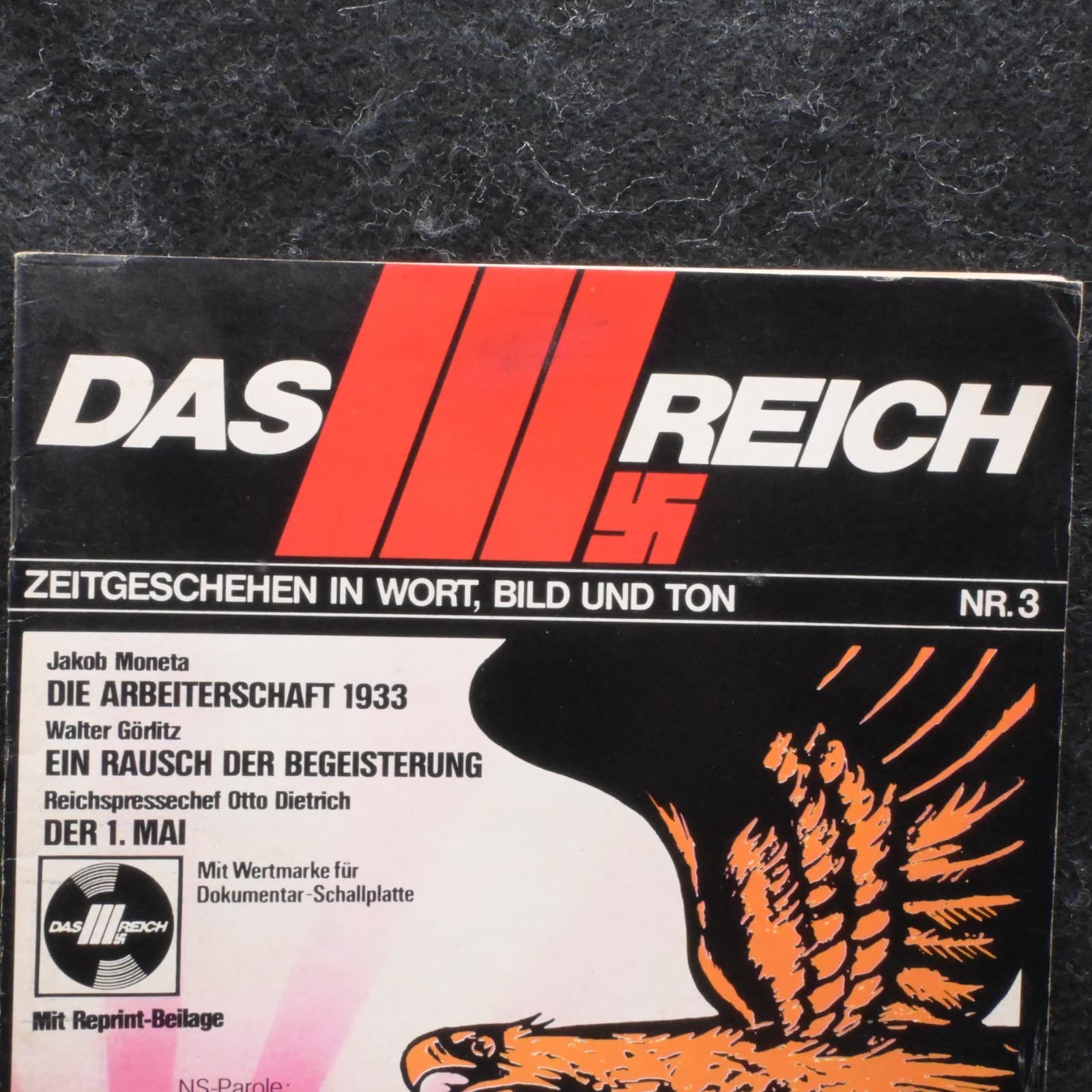 Das Reich 1970s German Magazine Nr 3 - Thumbnail 2