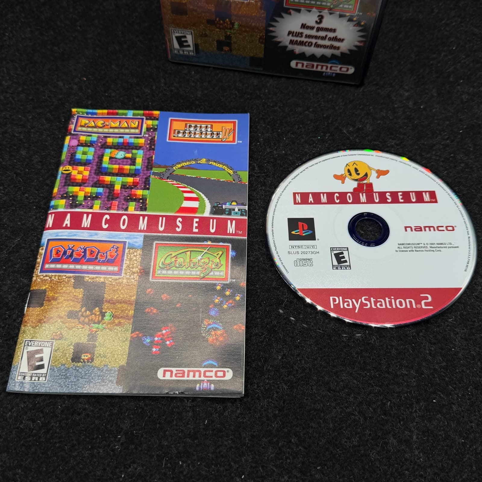 Namco Museum PS2 PlayStation 2 Greatest Hits + Reg Card Complete CIB Tested - Thumbnail 2
