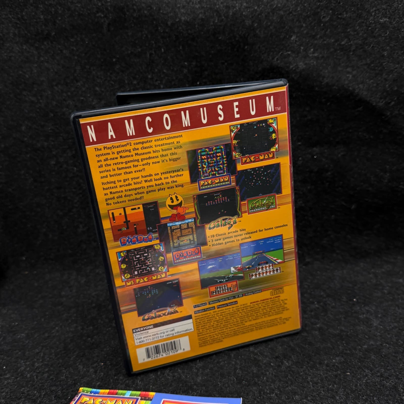 Namco Museum PS2 PlayStation 2 Greatest Hits + Reg Card Complete CIB Tested - Thumbnail 3
