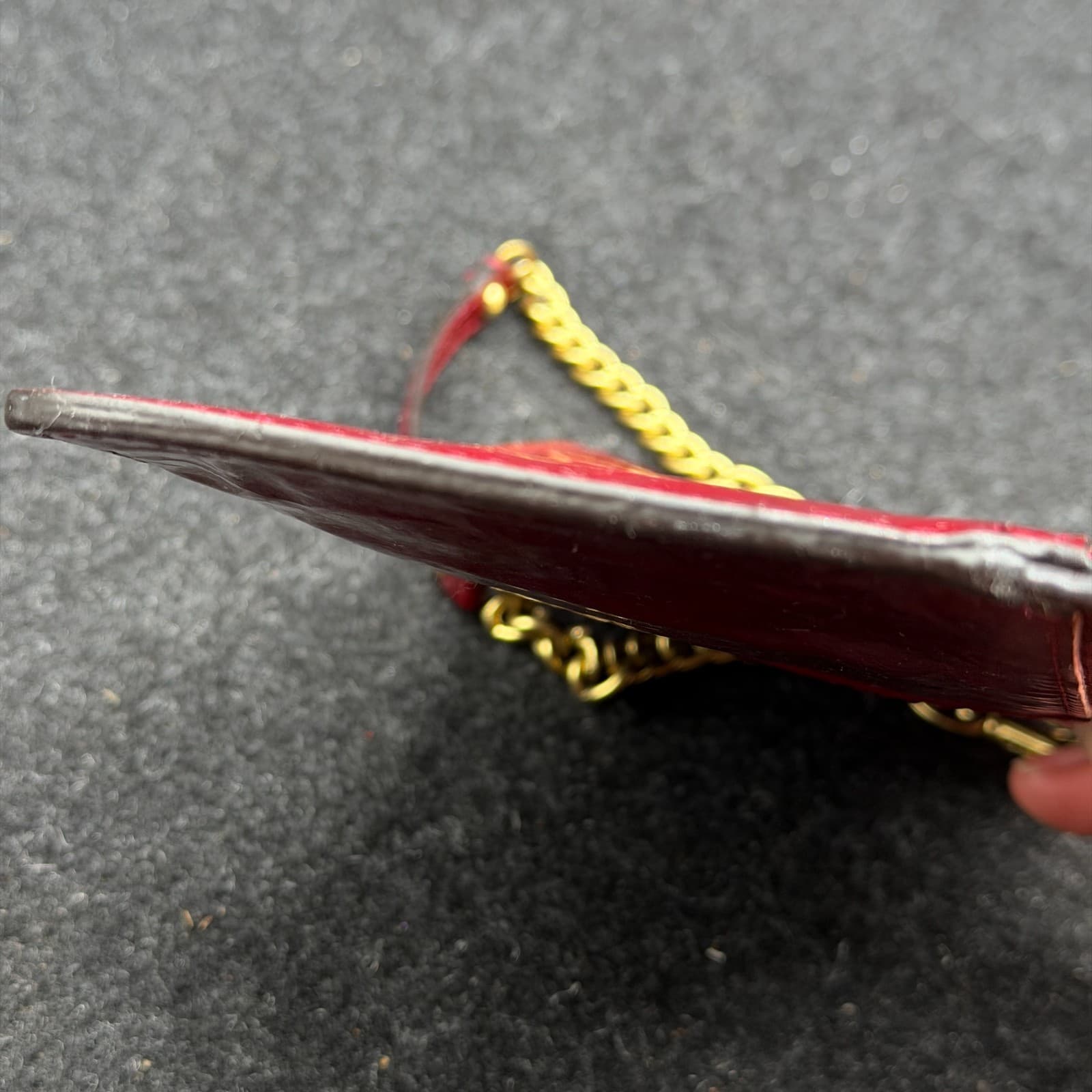 Coach 47941 Madison Crimson Patent Leather Slim Wristlet Wallet - Thumbnail 4