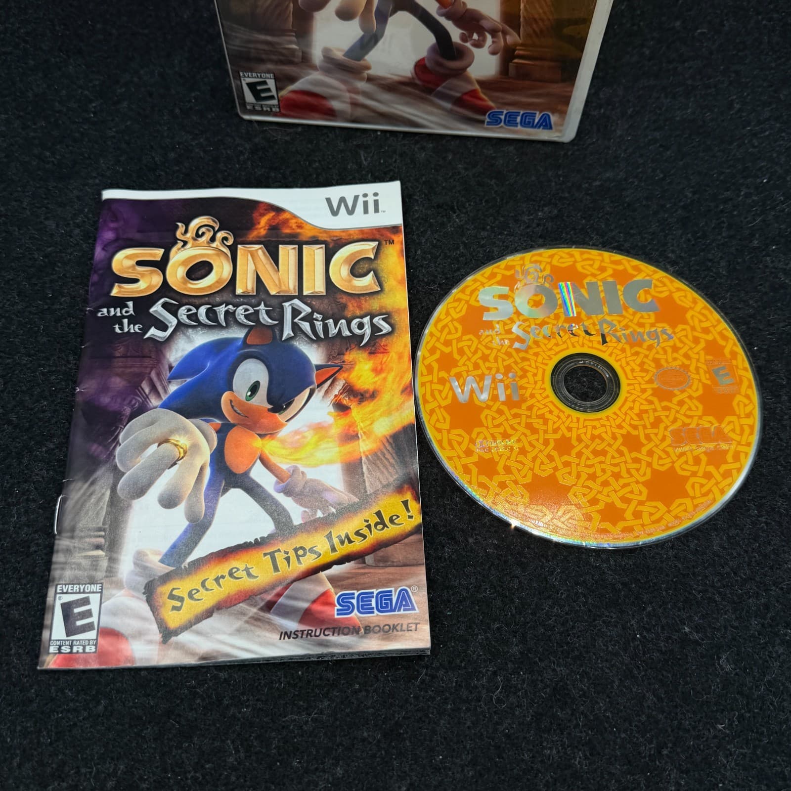 Nintendo Wii - Sonic and the Secret Rings - Complete/CIB - Tested - Thumbnail 3