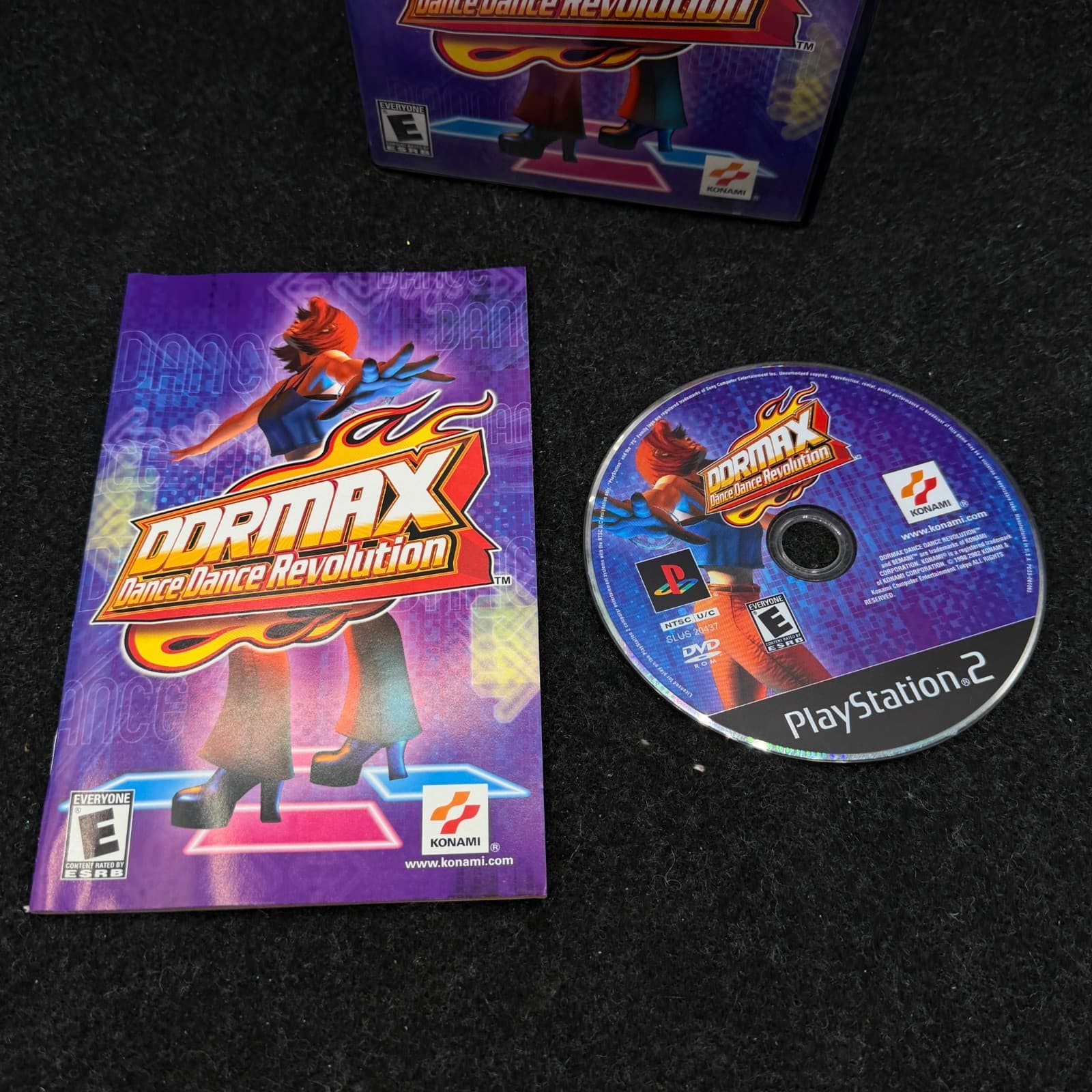 Dance Dance Revolution DDR Max PlayStation 2 Complete CIB Ps2 Video Game Konami - Thumbnail 4