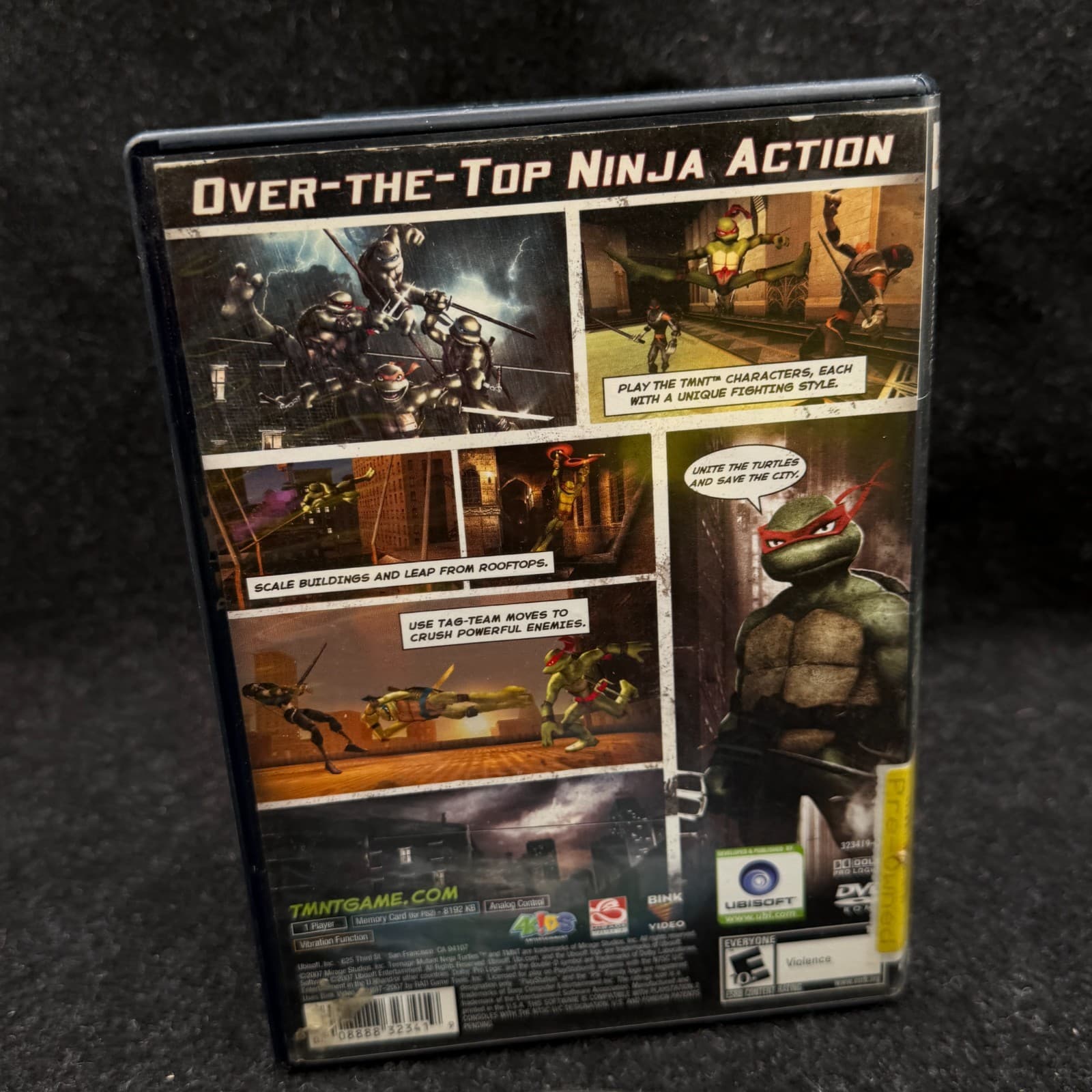 TMNT (Sony PlayStation 2 PS2, 2007) No Manual - Tested - Thumbnail 3