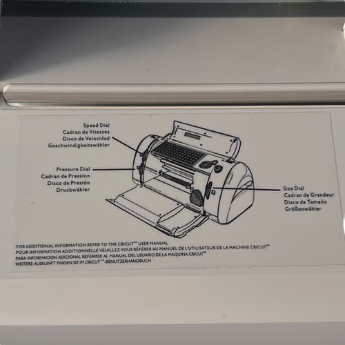 No Power Cord Cricut Personal Cutter Machine CRV001 Craft Cutting - Thumbnail 6