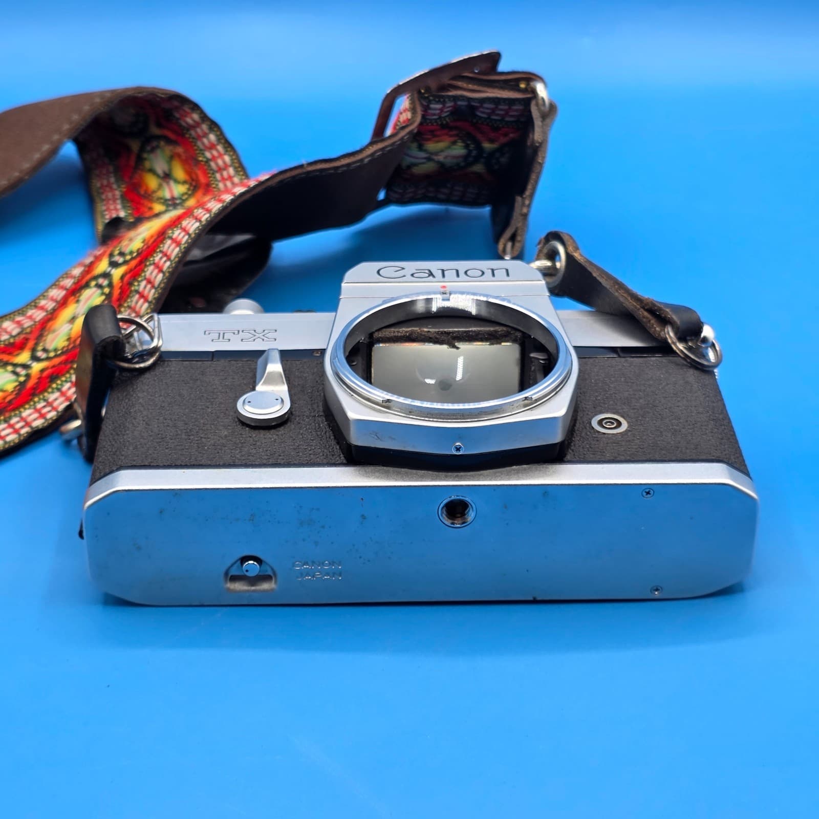 Canon TX Silver 35mm Film SLR Camera Body 709 - Thumbnail 8