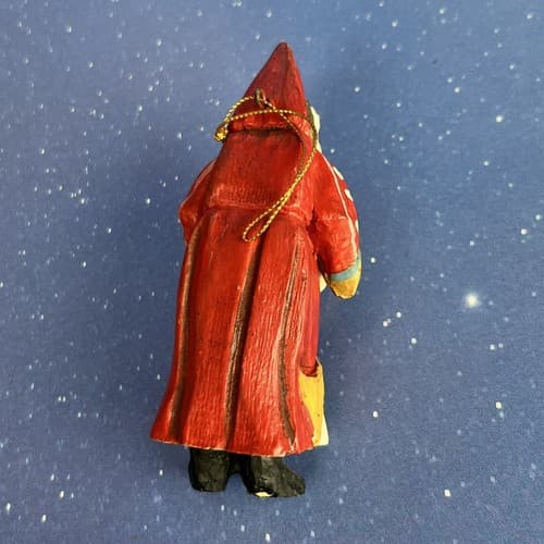 VTG House of Hatten Enchanted Forest Santa Holding Duck Ornament by Denise Calla - Thumbnail 3