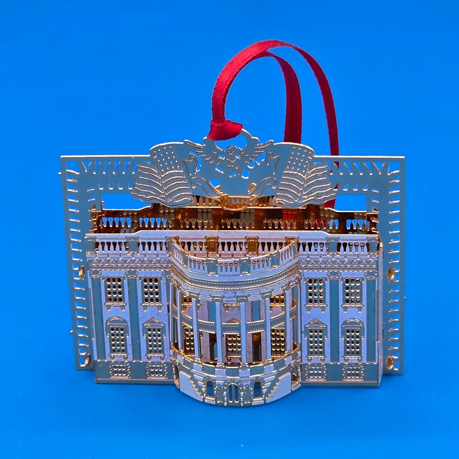 The White House Danbury Mint American Spirit Collection 23k Gold Plated Ornament - Thumbnail 3