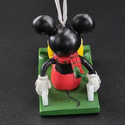 Hallmark Mickey Mouse on Sled Keepsake Gift Ornament - Thumbnail 2