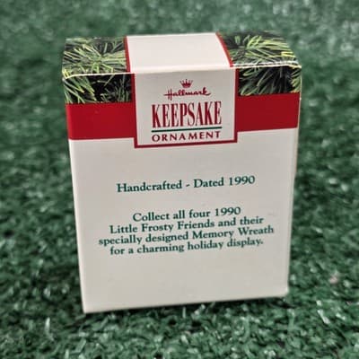 Hallmark 1990 Little Frosty Friends Little Seal Miniature Keepsake Ornament - Thumbnail 2