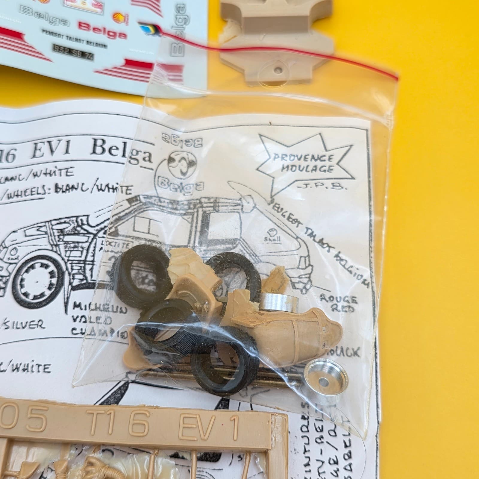 Provence Moulage Kit à Monter 1/43 - Peugeot 205 T16 EV1 Belga - Thumbnail 11