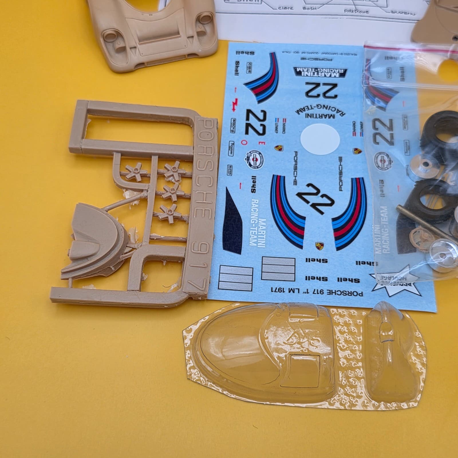 PROVENCE MOULAGE Porche 917 K 1:34 Scale Model Kit French - Thumbnail 11
