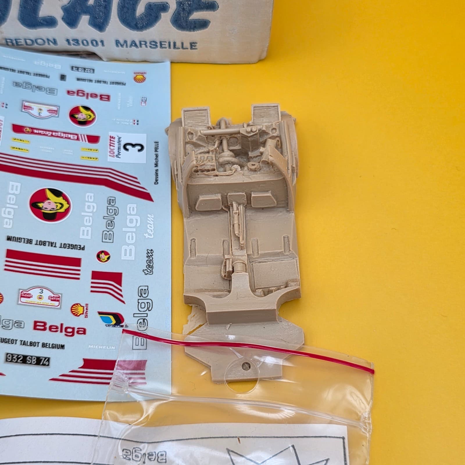 Provence Moulage Kit à Monter 1/43 - Peugeot 205 T16 EV1 Belga - Thumbnail 10
