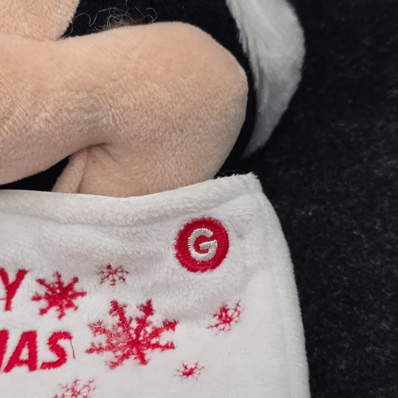 Gemmy Musical Animated Mickey Mouse 19 " Christmas Stocking 3D Plush Head Works - Thumbnail 4