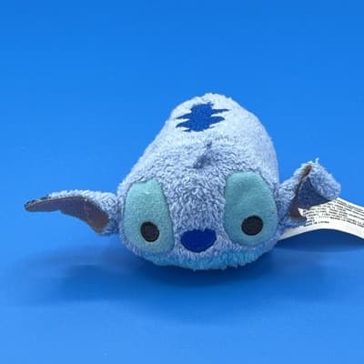 Disney Lilo & Stitch Tsum Tsum Mini Plush Bean Bag Stitch Blue 3.5” - Thumbnail 2