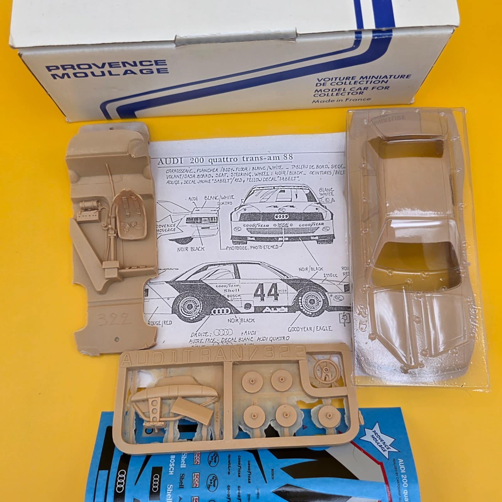 PROVENCE MOULAGE 1/43 RESIN KIT BUILT CAR MODEL: AUDI 200 QUATTRO TRANS-AM 88 14 - Thumbnail 7