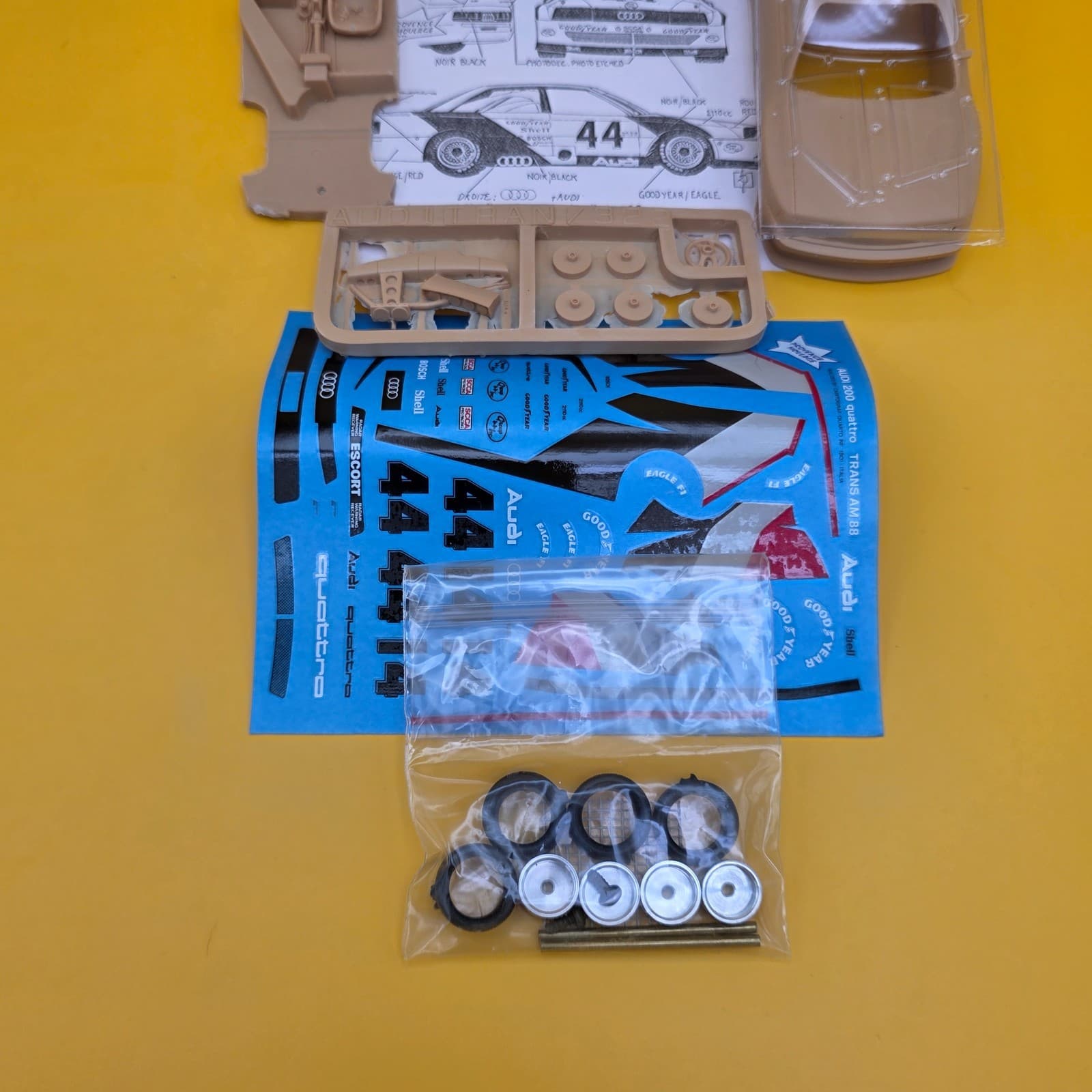 PROVENCE MOULAGE 1/43 RESIN KIT BUILT CAR MODEL: AUDI 200 QUATTRO TRANS-AM 88 14 - Thumbnail 8