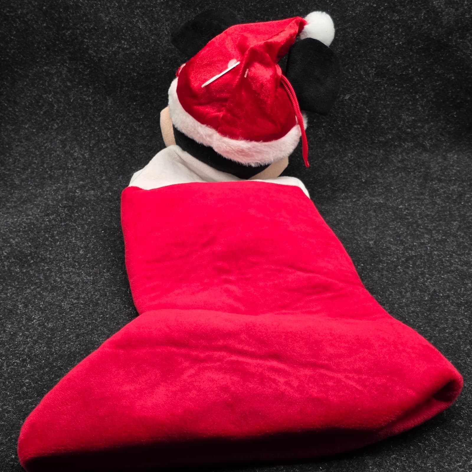 Gemmy Musical Animated Mickey Mouse 19 " Christmas Stocking 3D Plush Head Works - Thumbnail 7