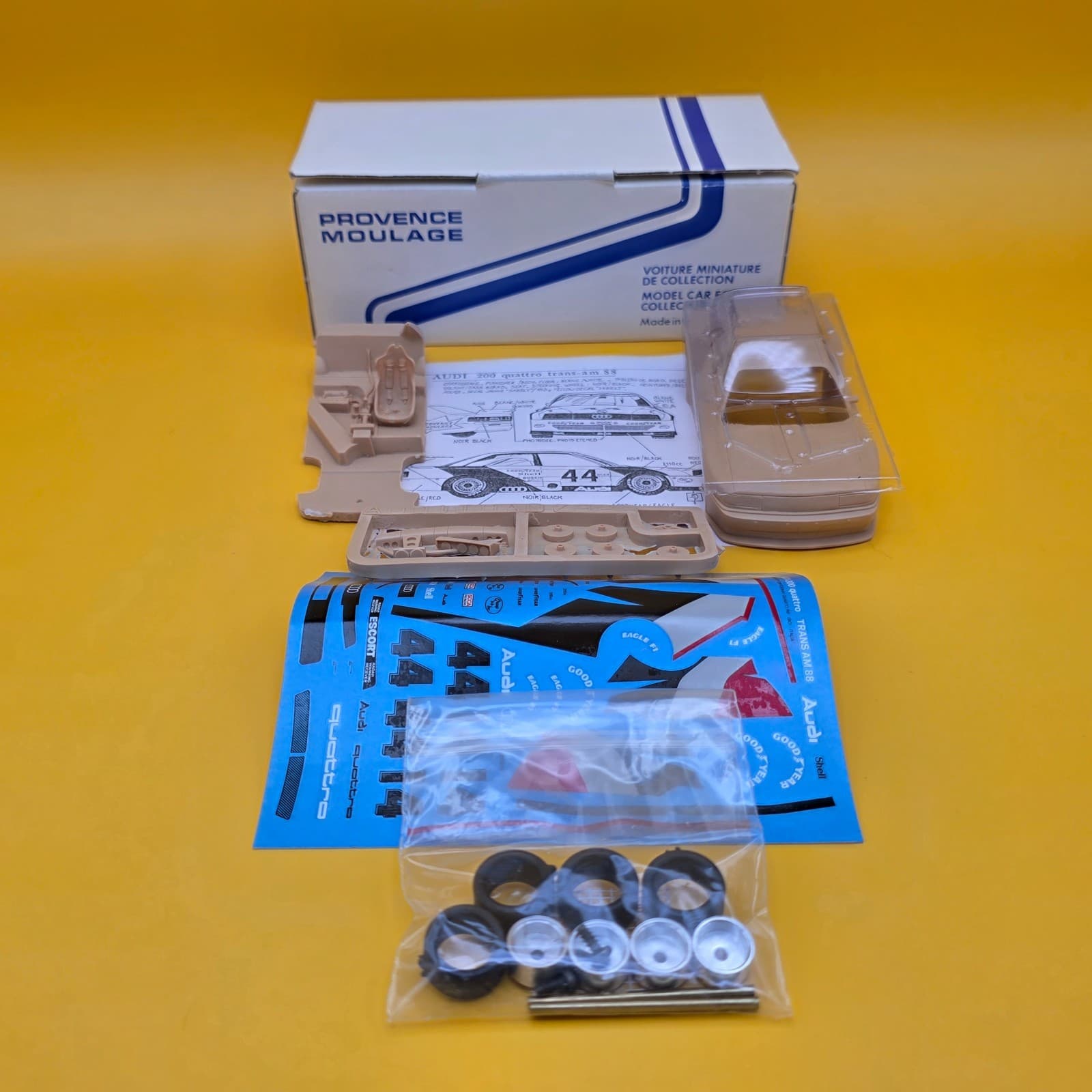 PROVENCE MOULAGE 1/43 RESIN KIT BUILT CAR MODEL: AUDI 200 QUATTRO TRANS-AM 88 14 - Thumbnail 9