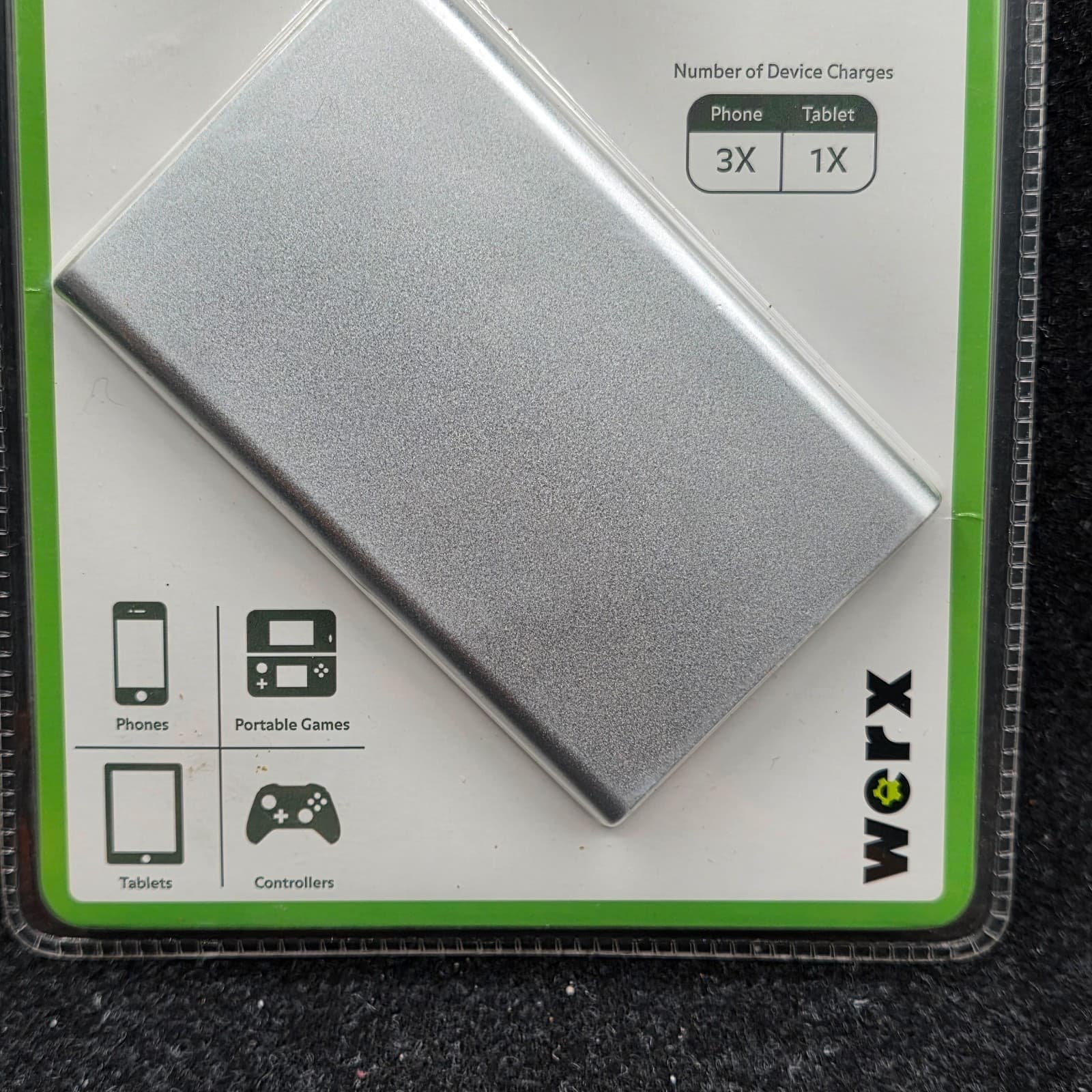 Worx USB PORTABLE CHARGER Power Bank 4000mAh Pocket Sized - Thumbnail 3