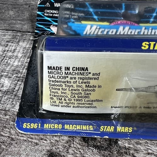 Vintage Micro Machines Star Wars Imperial Star Destroyer 1995 miniature Figure - Thumbnail 3