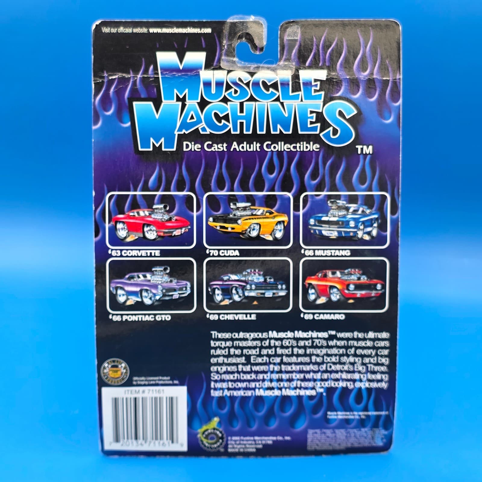 Muscle Machines Stars & Stripes Patriotic 2000 Chrysler PT Cruiser 02-78 1:64 - Thumbnail 3