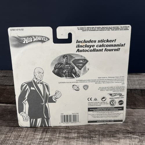 Hot Wheels Superman vs Lex Luther DC Comics 1/64 Superhero Cars 2 pack from 2006 - Thumbnail 6