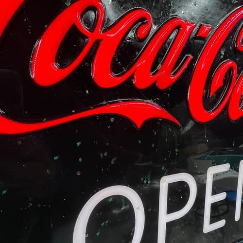 2007 COCA-COLA OPEN LIGHT WEIGHT HANGING LIGHT SIGN PLASTIC Y2K 19"x13.5" - Thumbnail 12