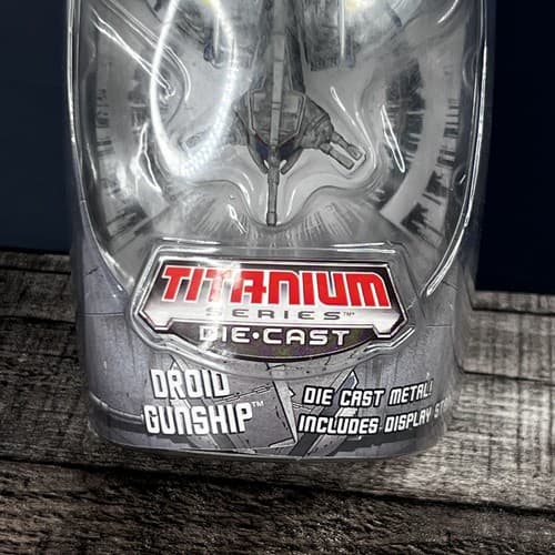 Star Wars Titanium Series Die Cast Droid Gunship Battle Clone Separatist Army - Thumbnail 3
