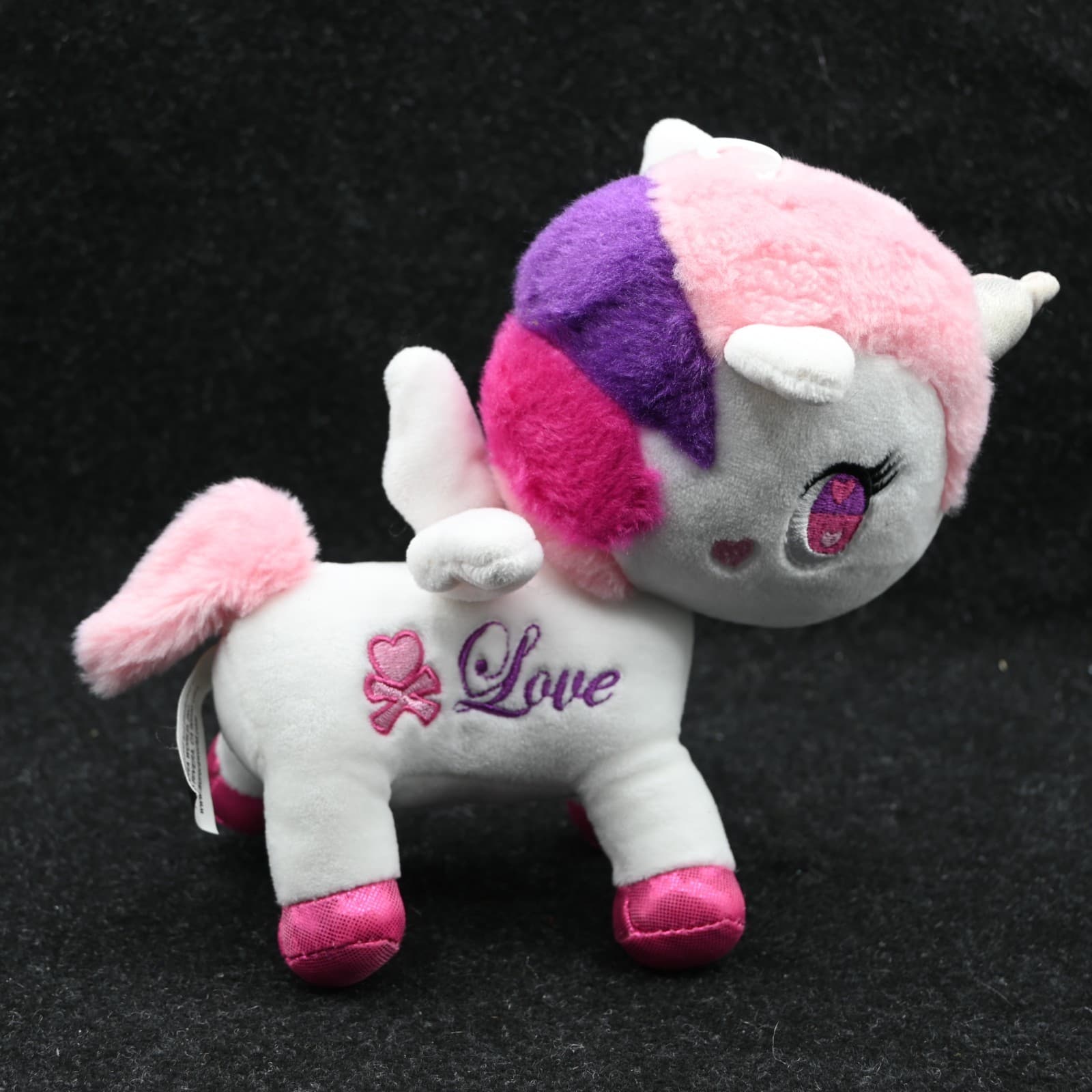 Tokidoki Lolopessa, a Unicorn Plush Toy 7.5” Tall Soft Pink White Purple Love - Thumbnail 4