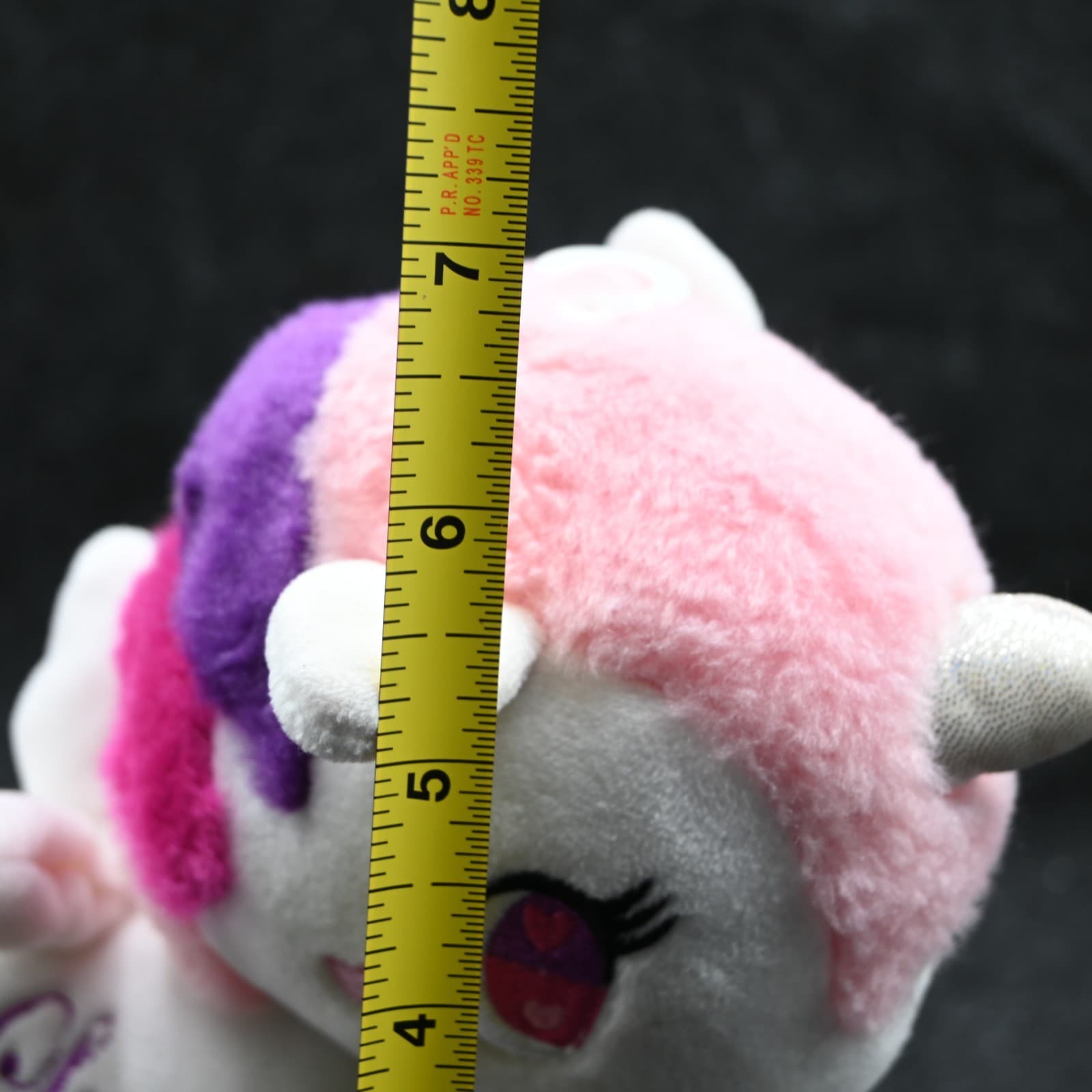 Tokidoki Lolopessa, a Unicorn Plush Toy 7.5” Tall Soft Pink White Purple Love - Thumbnail 11